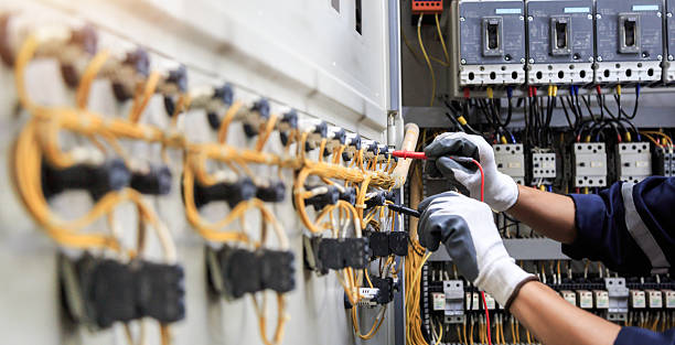 Professional Electrician technician working in Fort Lee, VA